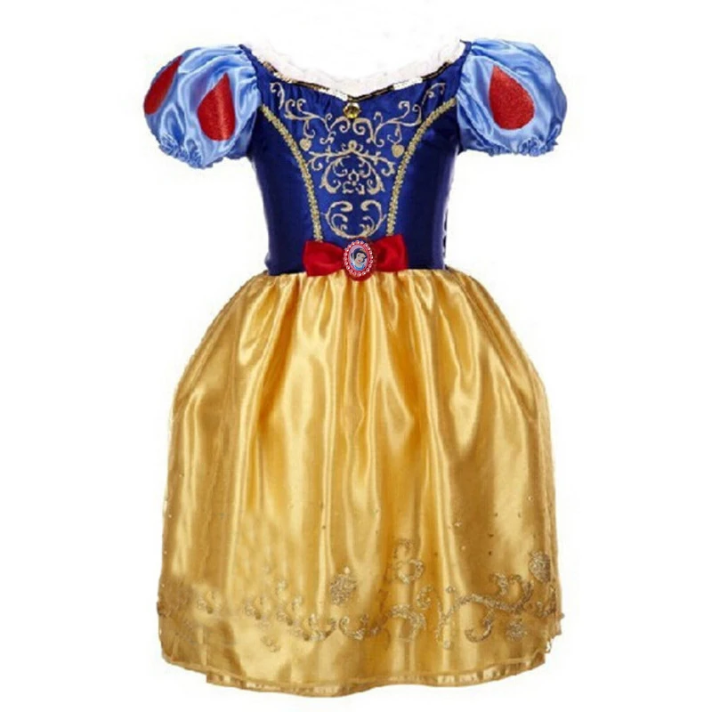 Летнее платье для девочек костюм детское принцессы Белль София Спящая красавица