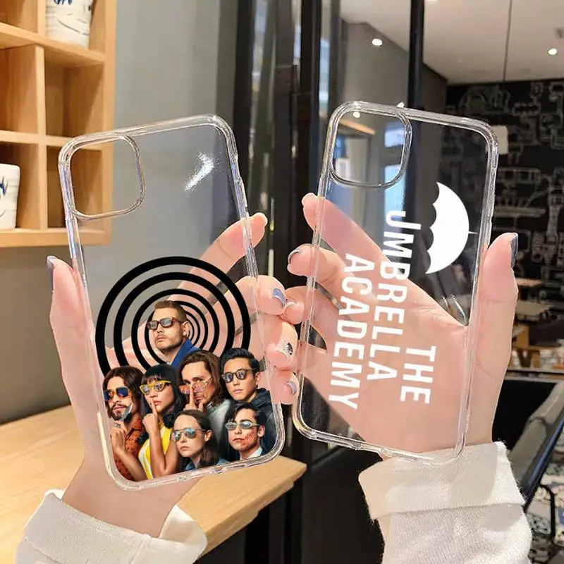 

The Umbrella Academy New TV Phone Case For iphone 13 12 11 8 7 plus mini x xs xr pro max Transparent soft