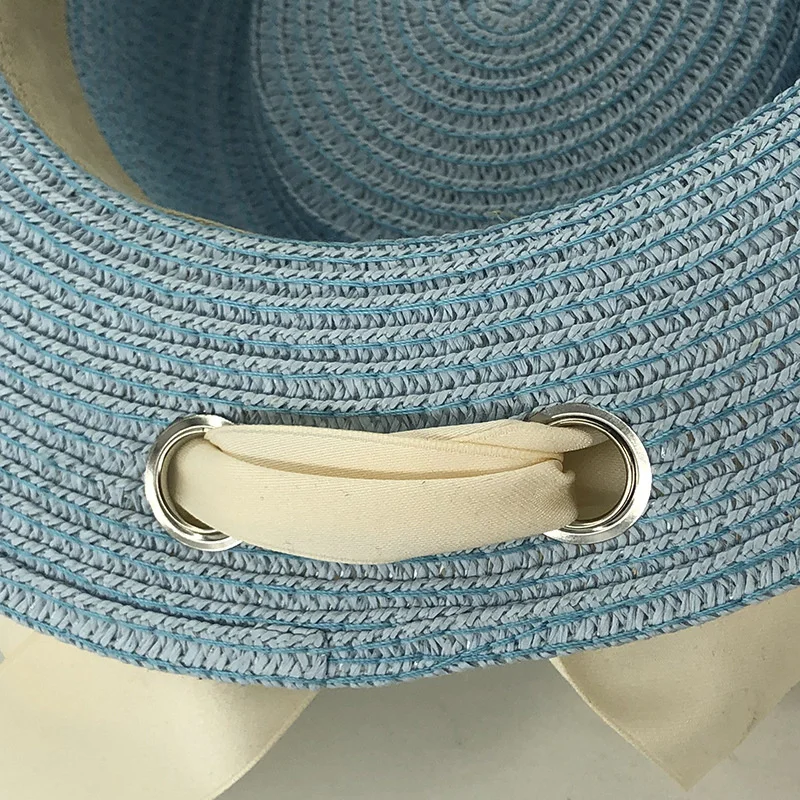 

Straw hat natural straw hat summer beach hat to woman hat concave flat proteation visor sun boat hats