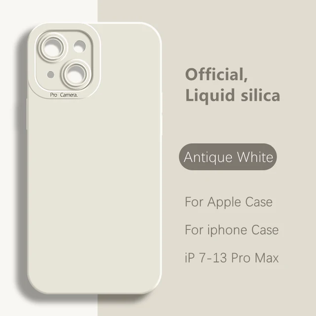 

Официальный Оригинальный чехол из жидкого силикона для iPhone 13 12 11 Mini Pro XS Max XR X, чехол для Apple iPhone 7 8 plus SE 20, полное покрытие