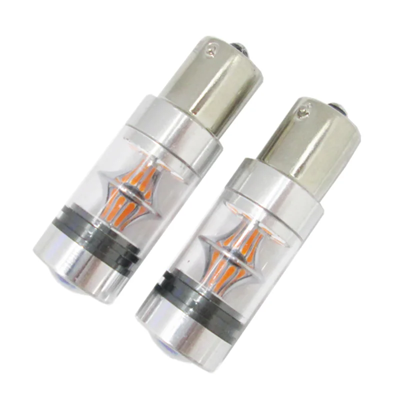 2 шт. P21W 100w 20SMD Samsung 3030 чипы 1156 BAU15S BA15S Canbus фонари заднего хода DRL дневные ходовые
