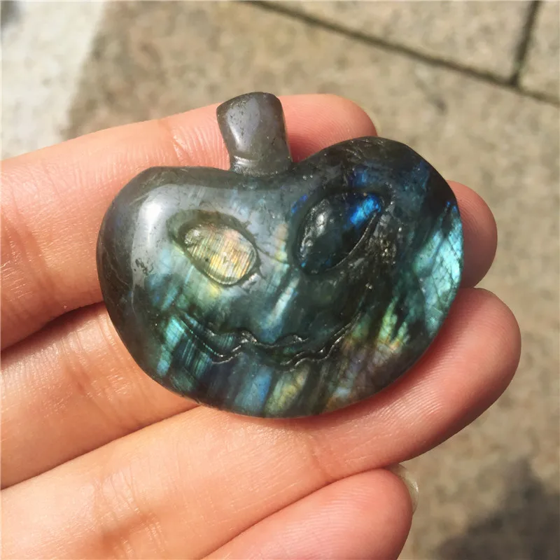 Красивые хрустальные резьбы натуральный Лабрадорит ручной работы каменная