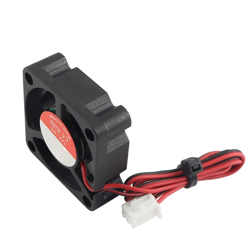 

X37A Dual Ball Bearing DC Cooling Fan 2pin Air Flow 3.53 CFM 30x30x10mm for 3D Printer 12V 2Pcs