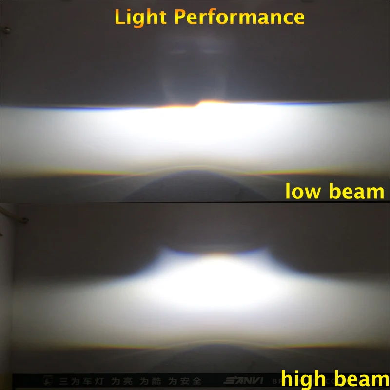 Автомобильная светодиодная лампа-проектор 2 шт. 3 дюйма 55 Вт 5500 к | Автомобили и