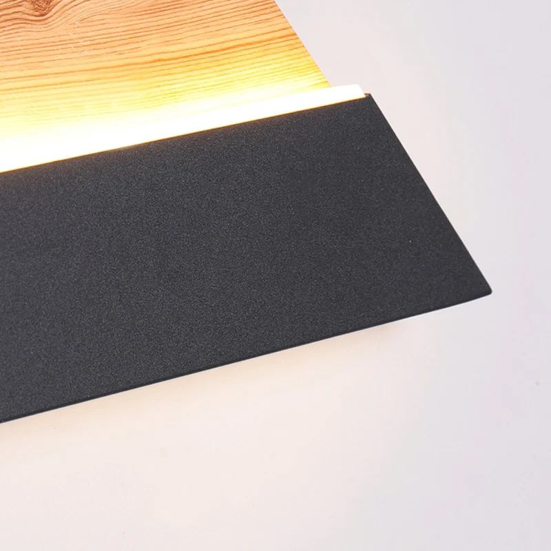 

Nordic Solid Wood Wall Lamp For Bedroom Livingroom Children Modern Simple Creative LED Corridor Bedside Personality Lightp