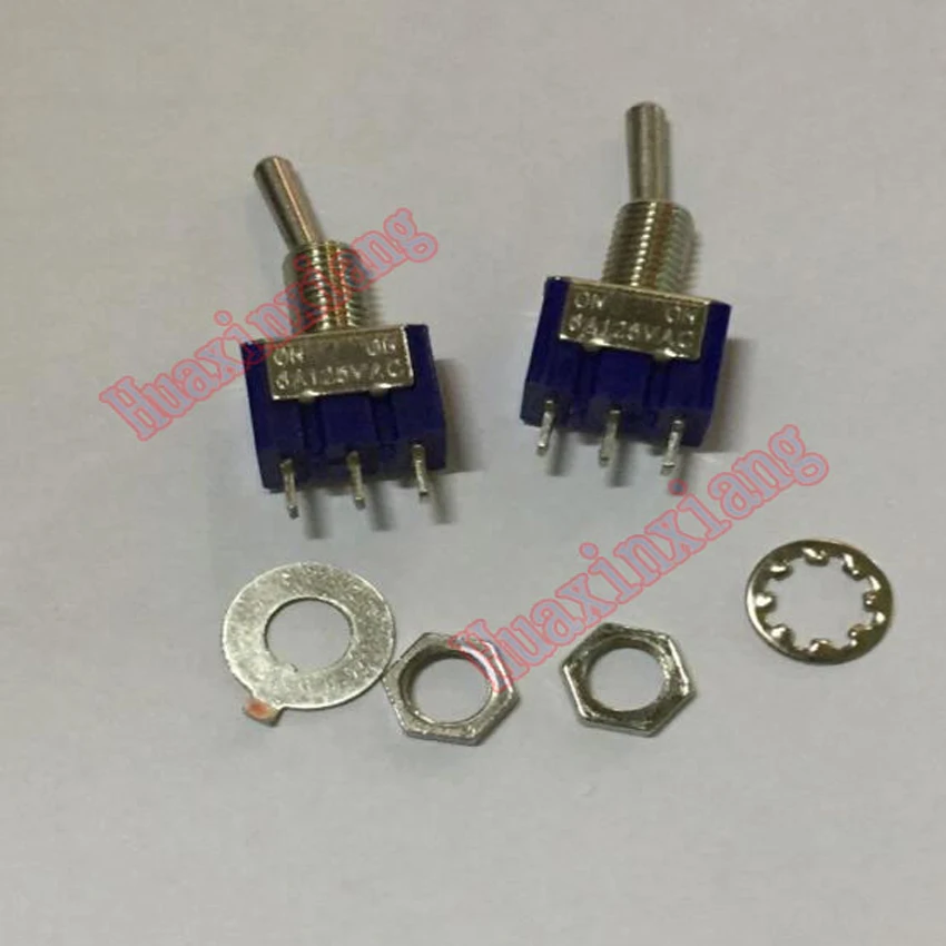 100 шт./лот мини переключатели 6A/125 В переменного тока 3Pin SPDT|switch switch|switch on-onon-on switch |