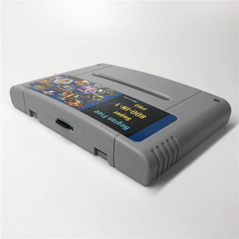 Ретро 800 в 1 супер Китай Pro Remix игровая карта для игровой консоли SNES Картридж с