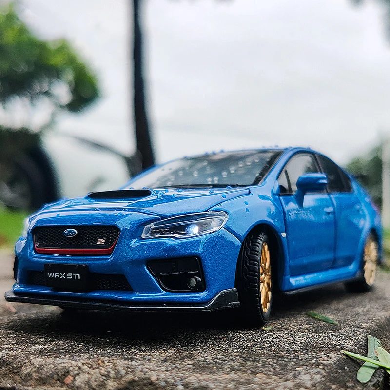 Модель автомобиля Subaru STI 2016 модель из сплава высокая симпатичность игрушки для
