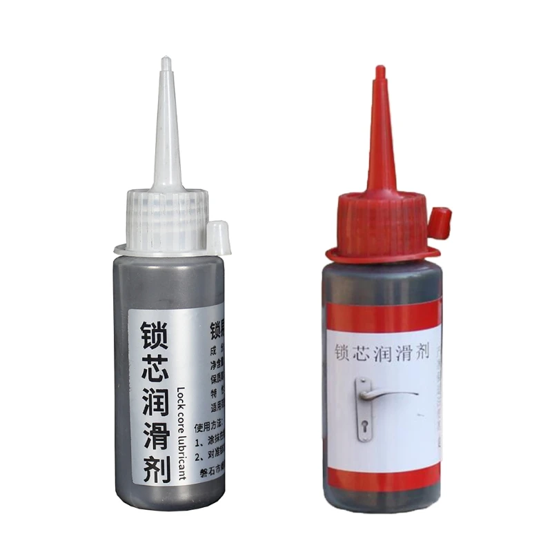 

H58B 60ml Graphite Powder Lubricant for Locksmith Cylinder Padlock Car Gate Safety Security Door Lock