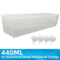 new 440ml ciss bulk ink system cartridge for roland mutoh mimaki jv33 jv5 cjv30 refillable ink cartridge