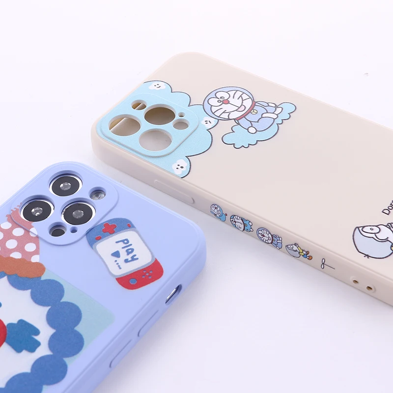 

Fashion Cartoon Clown Design Of The Side Liquid Silicone Phone Case For iPhone 11 12 Pro Max Mini X XR XS 7 8 Plus Soft Cover