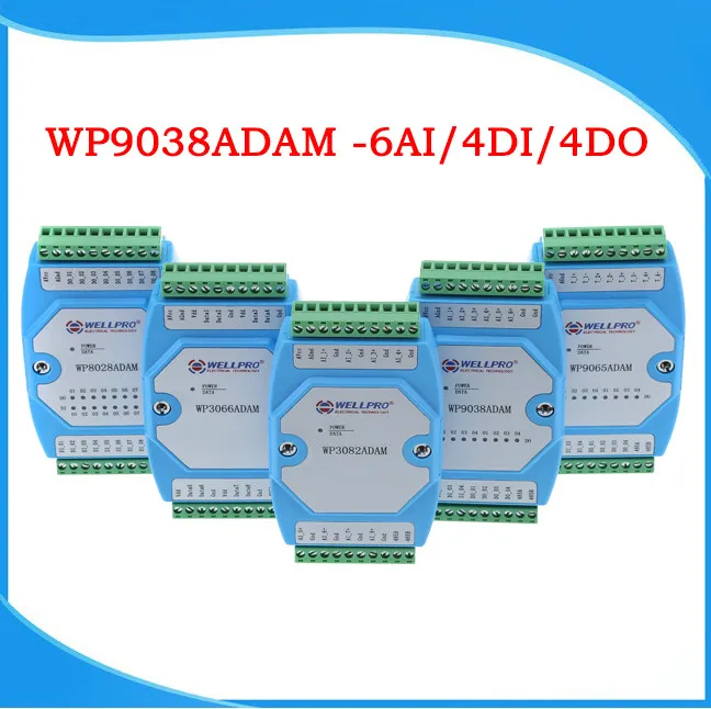 Модуль сбора 0 20 мА/4 мА модуль тока 6AI/4DI/4DO MODBUS Communication WP9038ADAM|Запчасти для