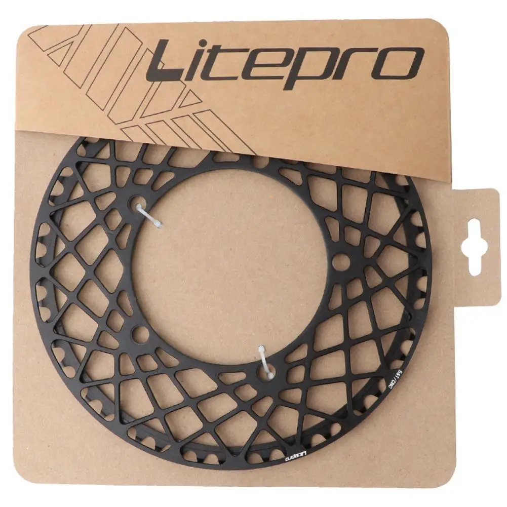 Litepro 53t 56t 58t Одиночная звезда дорожный складной велосипед 130 мм Bcd цепь кольцо BMX