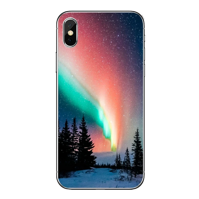 Силиконовый чехол для телефона с северным ночным небом Samsung Galaxy A71 A70 A60 A51 A50 A41 A40 A31