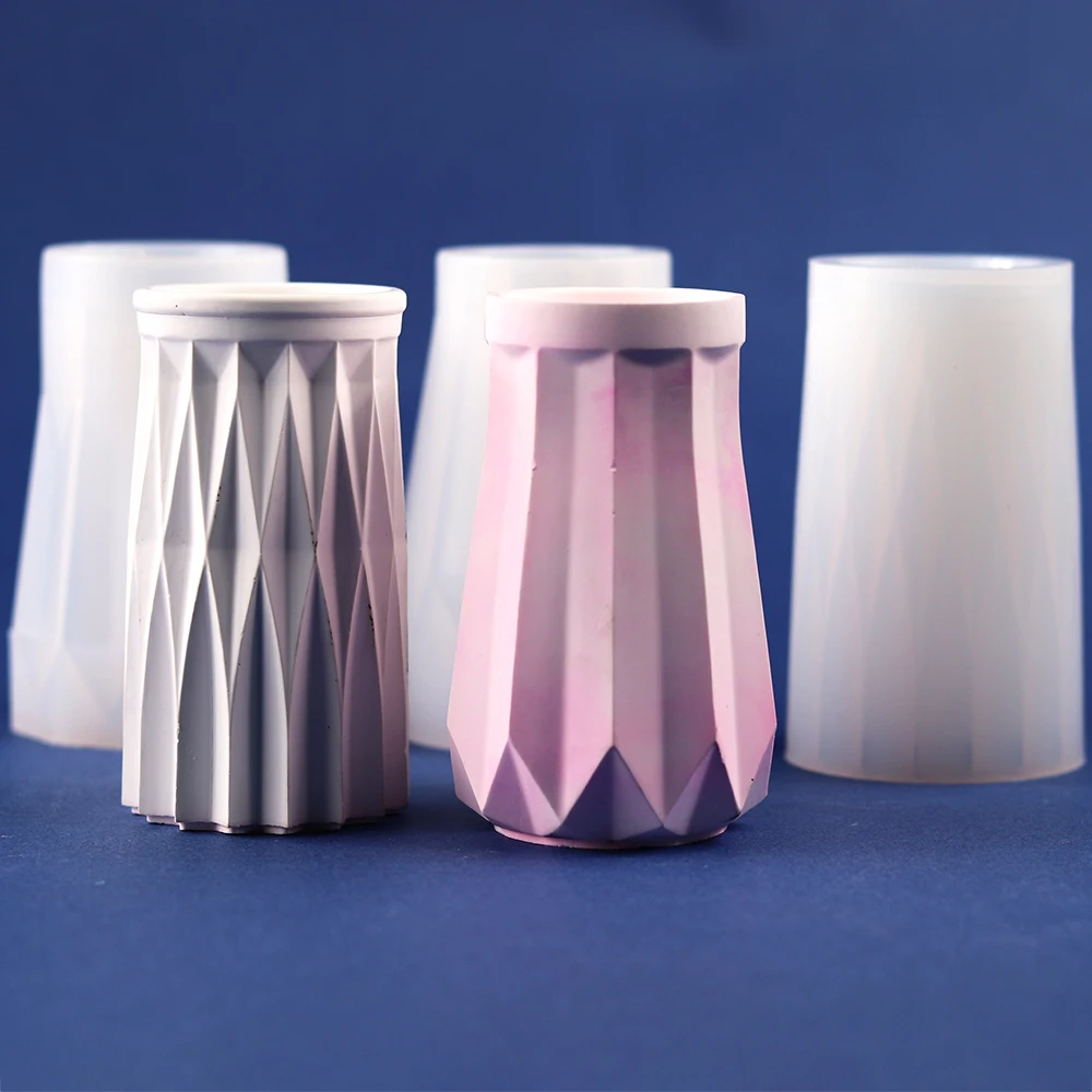 Цементная ваза Органическая гидропонная горшок для растений бетонная форма