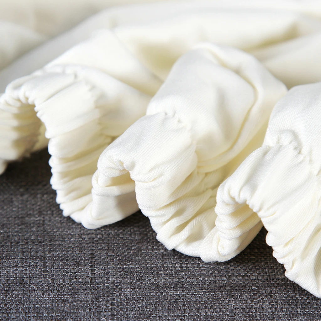 Твердые Цвет Обеденная кресло обивка сиденья барный стул чехол вечерние Декор |