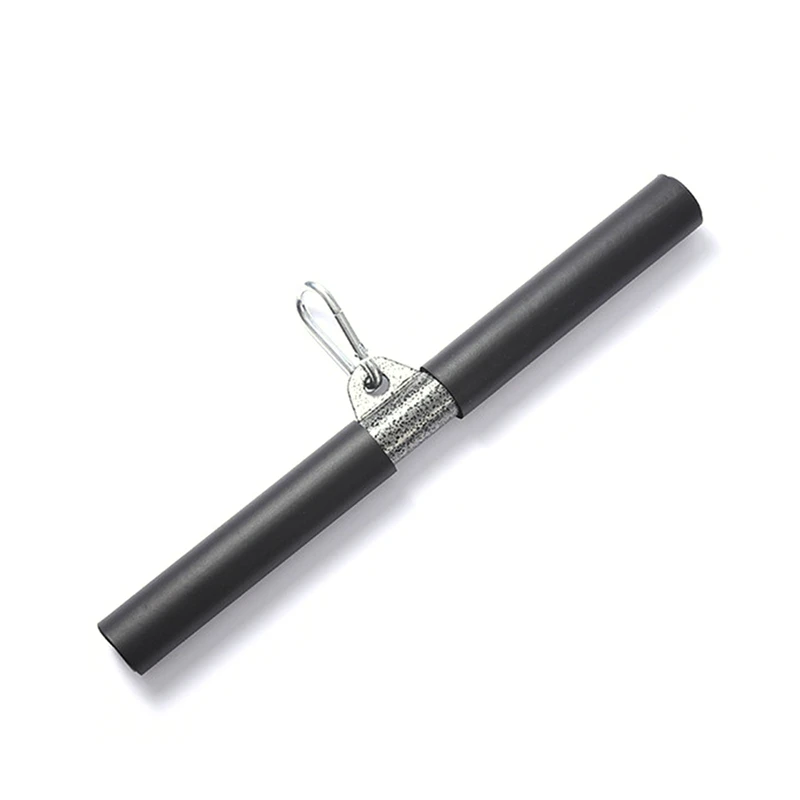 

ELOS-LAT Pull Down Bar Cable Machine Attachment Fitness Straight Bar with Rubber Handle for Home Gym Fitness Muscle