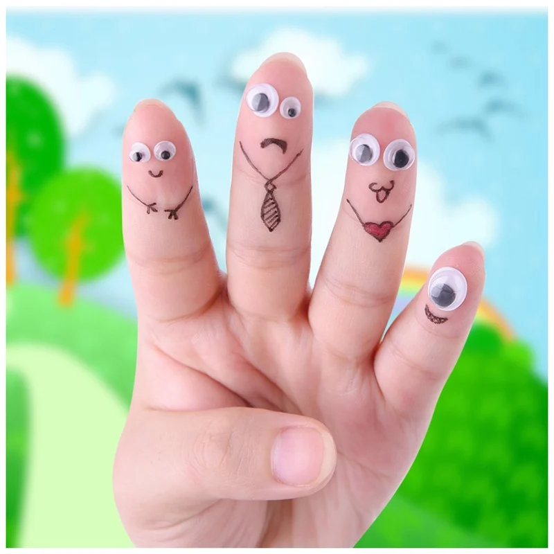 1300 Pieces Self Adhesive Wiggle Googly Eyes (Assorted Sizes) | Игрушки и хобби