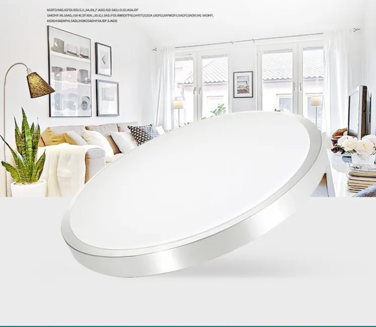 Светодиодная круглая потолочная лампа современный минималистичный светильник