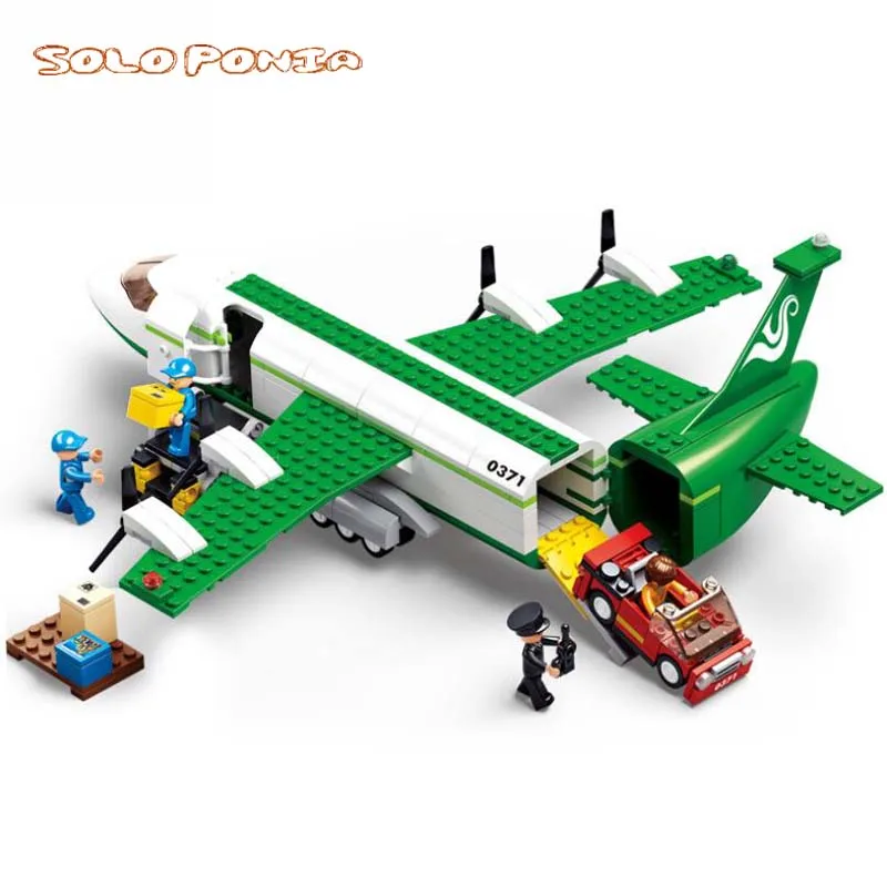 Конструктор городской самолет из 383 блоков совместимый с Lego|model aircraft|lego modelmodel building