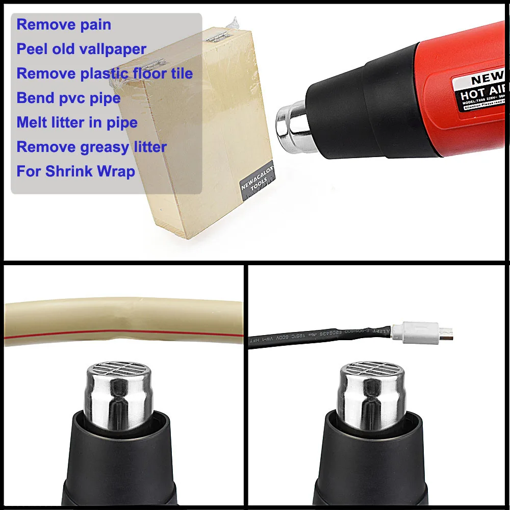 2000 Вт 220 В ЕС Plug Промышленный Электрический Пистолет Горячего Воздуха