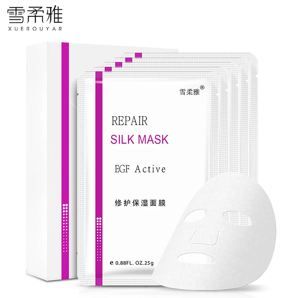 Восстанавливающая и увлажняющая маска лист с большим количеством эссенций