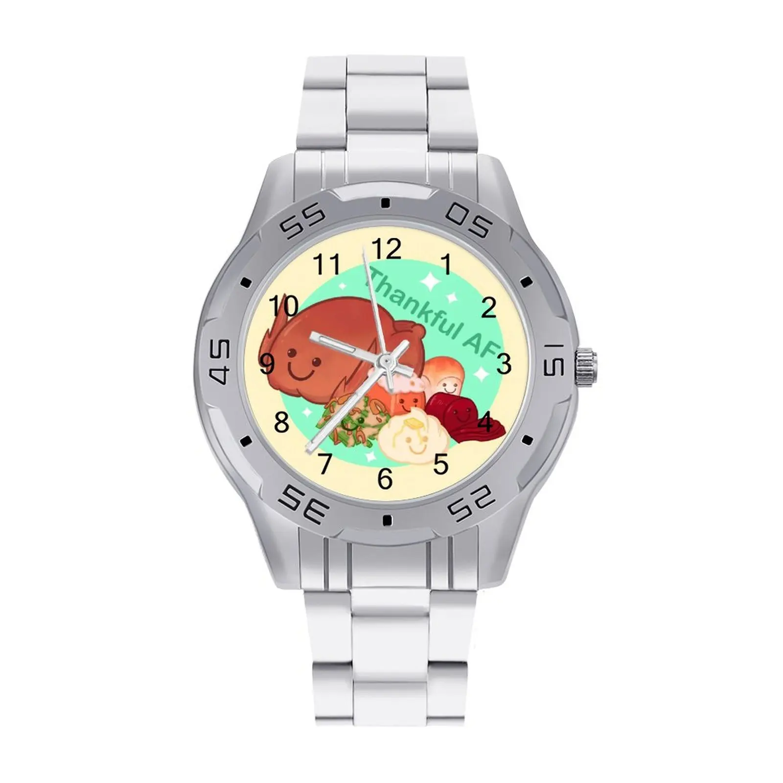 

Potato Quartz Watch Steel Design Wrist Watch Couple Gym Funny Design Wristwatch
