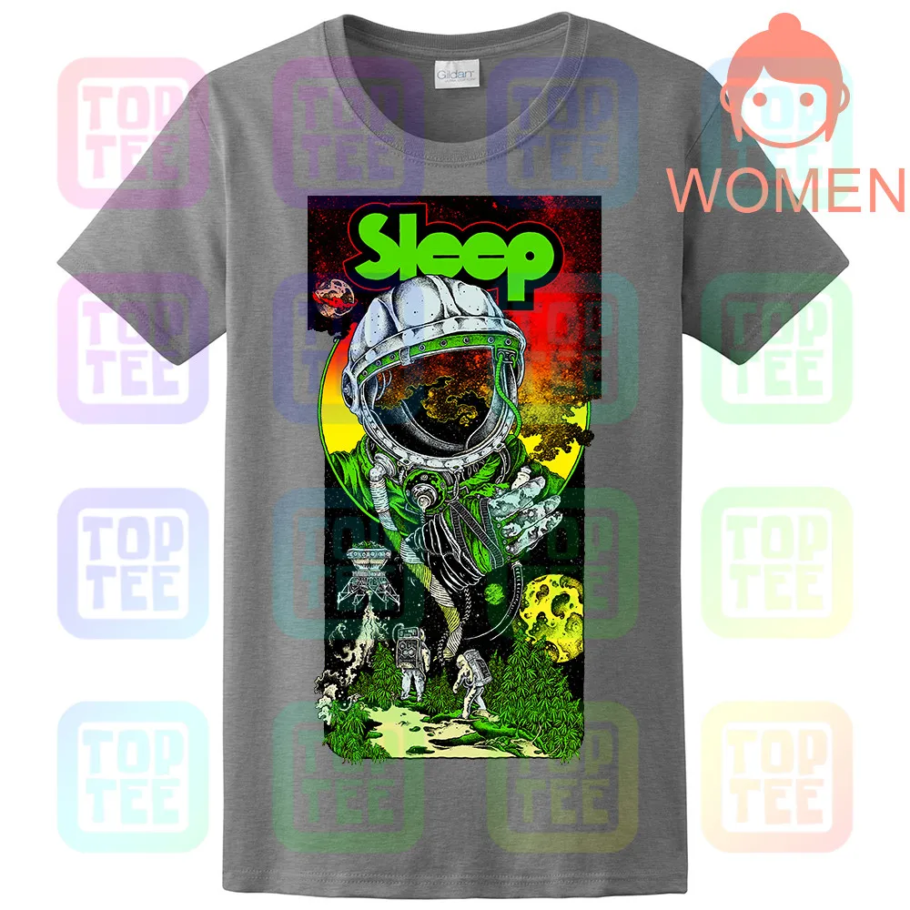 Футболка для сна Stoner Doom Metal Orange Goblin Electric Wizard Graphic Band Tee - Цвет: WOMEN-GRAY