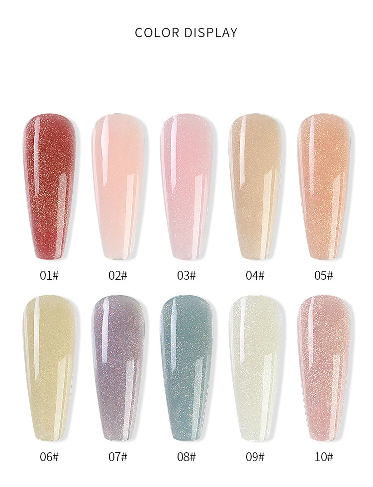 Набор для наращивания ногтей Pinpai набор гелей с ниальными типсами Быстросохнущий