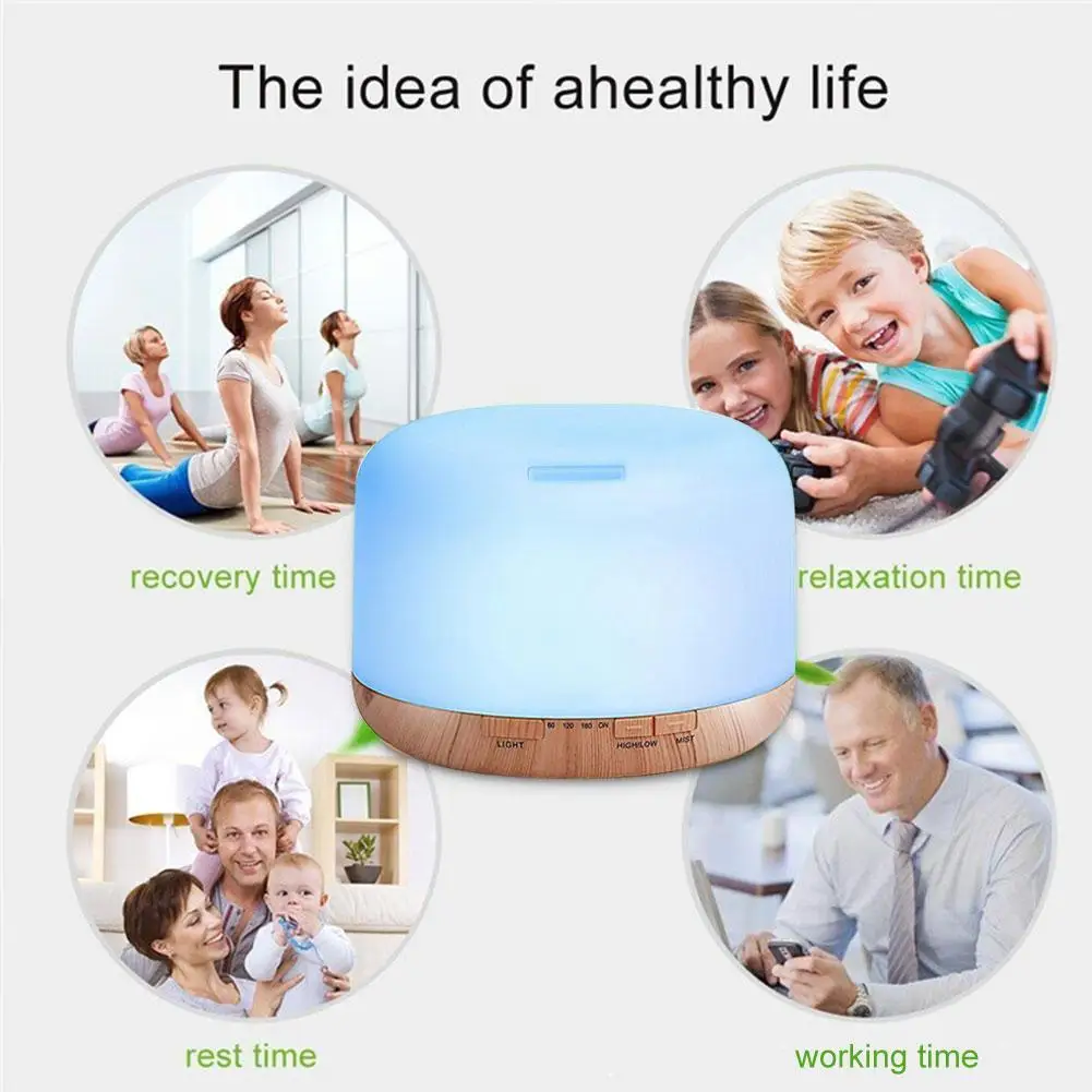 

Увлажнитель ароматерапия со светодиодсветильник кой, 500 мл