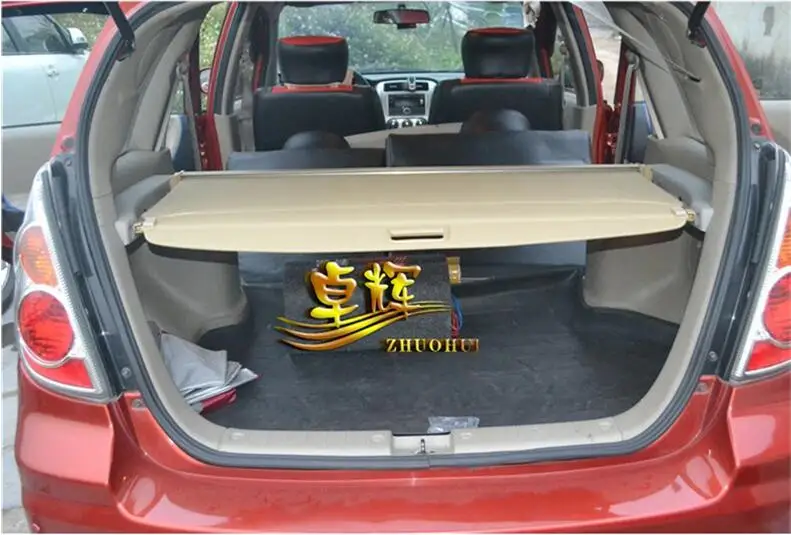 

High Quality Rear Trunk Security Screen Privacy Shield Cargo Cover For Suzuki LIANA 2007-2016 (Black Beige)
