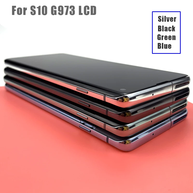 Оригинальный Для samsung Galaxy S10 G9730 ЖК сенсорный экран дигитайзер идеальный дисплей