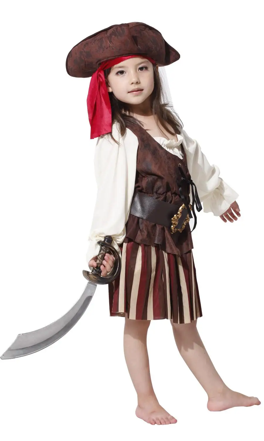 

Shanghai Story Halloween children whimsy nifty cosplay costume pirates dress carnival party costume of the girls