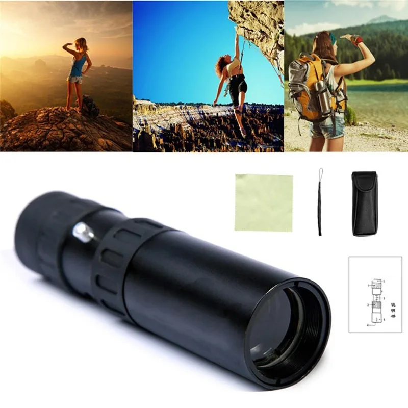 

Original binoculars Nikula 10-30x25 Zoom Monocular high quality Telescope Pocket Binoculo Hunting Optical Prism Scope no tripod