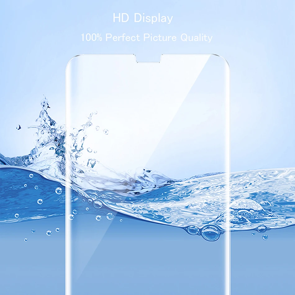 Стекло с УФ-клеем для Samsung Note10 Plus S9 S8 Защитное стекло экрана Galaxy S10 plus S20 Note 8 9