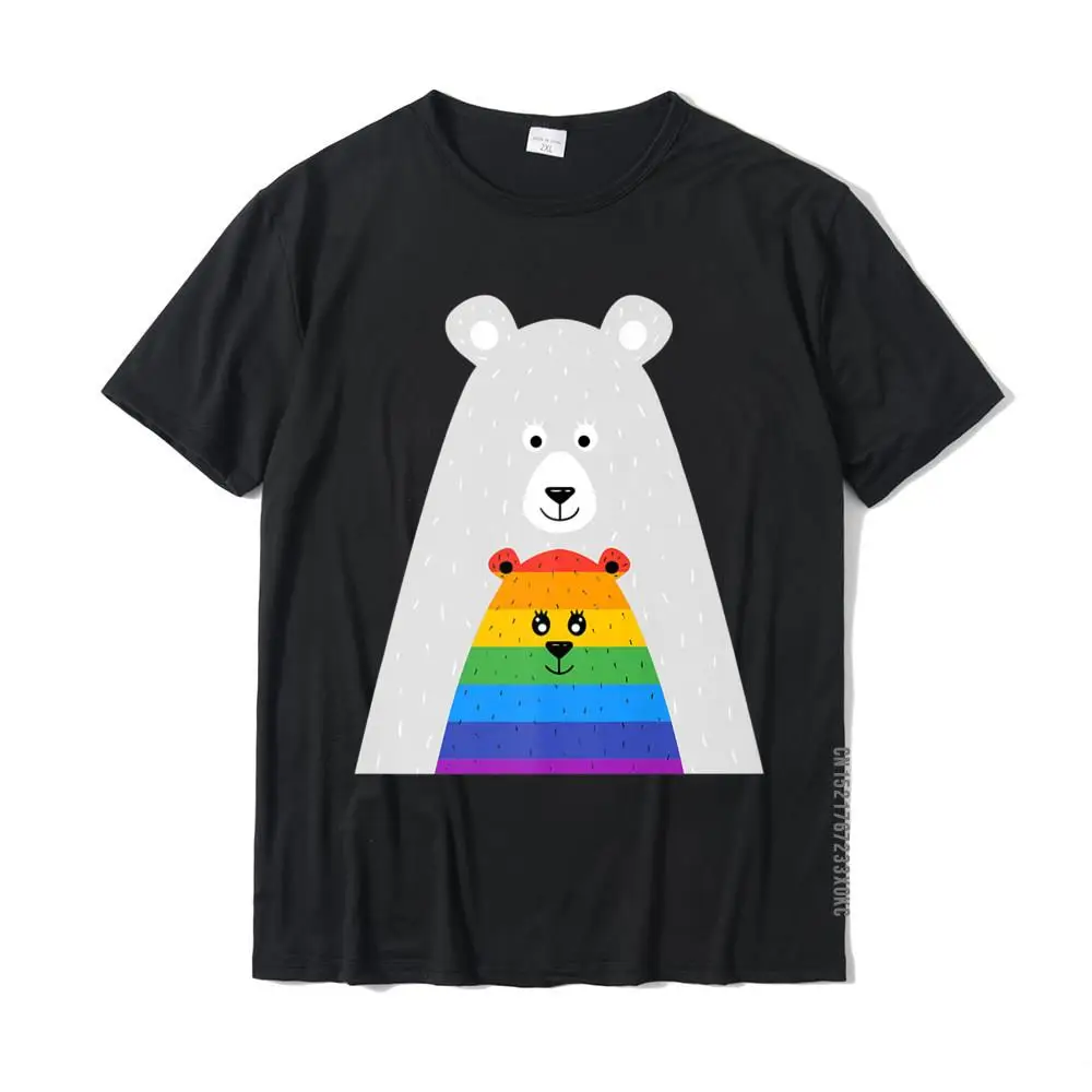 

Gay Pride Mama And Baby Bear Shirt Gift Lesbian Son Daughter T-Shirt Design Mens T Shirt High Quality Cotton T Shirt