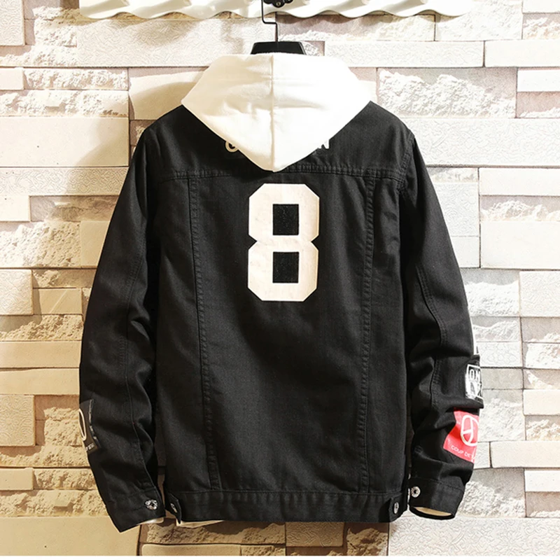 Новинка 2020 джинсовая куртка для мужчин ковбойская в стиле хип-хоп уличная одежда