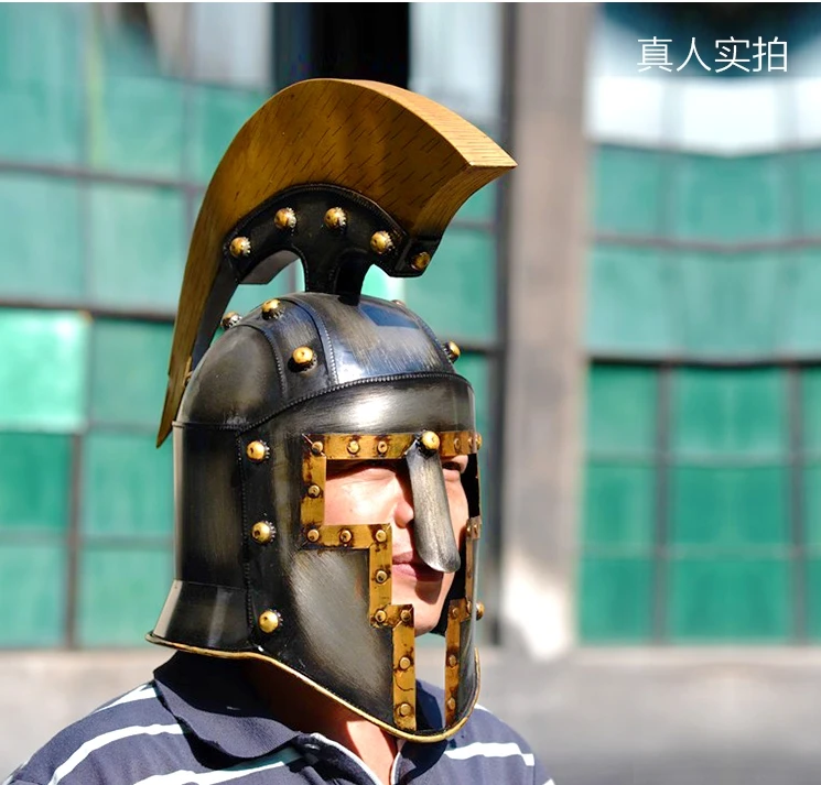 Винтажный Европейский средневековый крестоносцев рыцаря Wu Soldiers Ares шлем римского