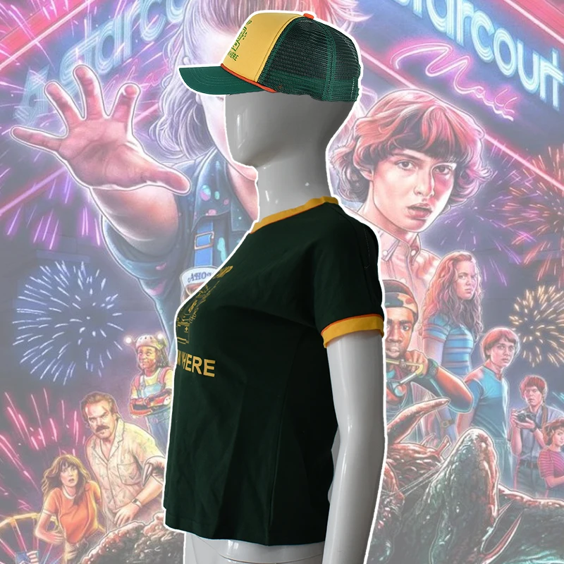 Странные Вещи Сезон 3 Робин Стив Харрингтон совки Ahoy зеленый костюм косплей