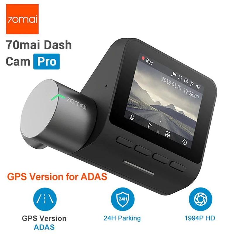 XiaoMi 70mai Dash Cam Pro 1944P gps ADAS автомобиля Камера видео регистратор 70mai Автомобильный видеорегистратор техникой Камера Wi-Fi Dvr голос Управление 24 часа в сутки для парковочной системы