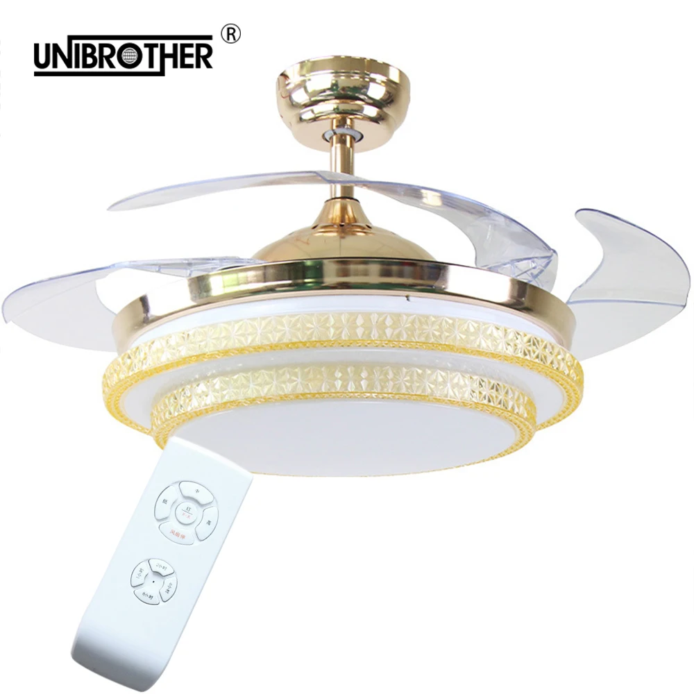 Потолочный вентилятор с пультом дистанционного управления светодиодная лампа 42