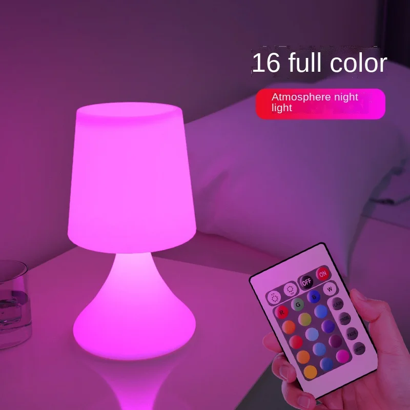 

LED Love Lamp Night Light Couple Lover Bedroom Bedside Dream Couple Mood Color Changing Atmosphere Table Lamp Room Decor