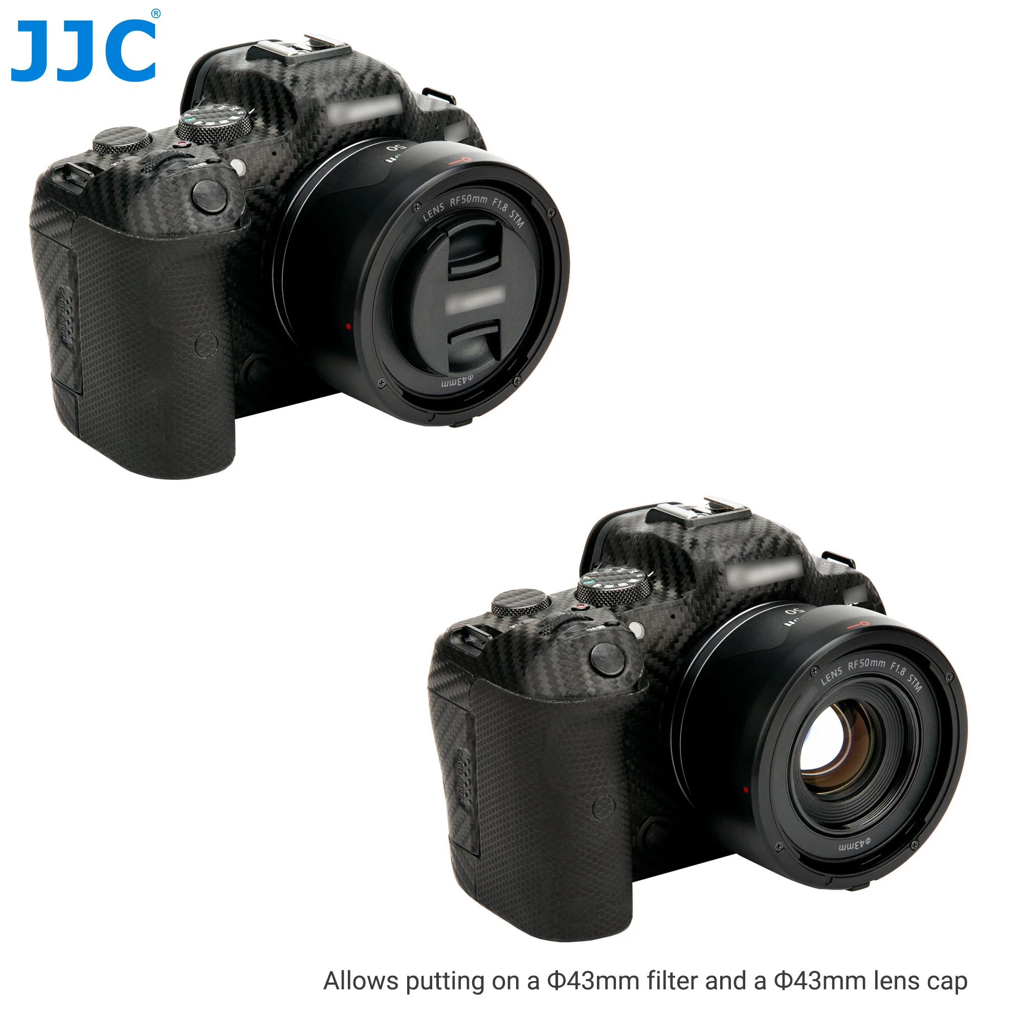 Двусторонняя Цветочная бленда JJC для объектива Canon RF 50 мм F1.8 STM EOS R6 Ra R RP R5 C70 сменная