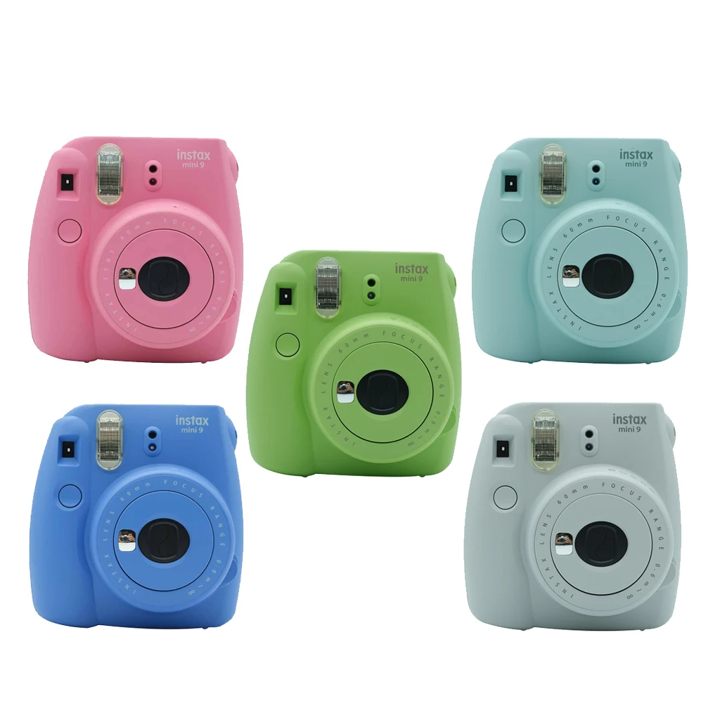 Новогодний подарок, 5 цветов, Fujifilm INSTAX Mini 9, фотокамера моментальной печати+ 20, 50 листов, пленка Fujifilm Instax Mini 8 9
