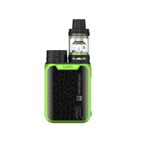 Green Набор электронных сигарет Vaporesso Swag 18650 TC коробка мод с 3,5 мл NRG Vape Танк GT Core испаритель Набор для начинающих VS Voopoo Drag - Цвет: Green