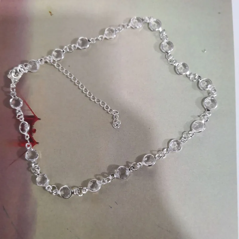 

HebeDeer Choker Necklace Chain Women Necklaces Jewelry Lady Silver Color TRENDY Trendy Girl Acrylic Pendant Kpop Collares
