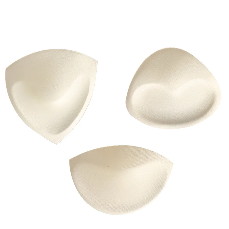 

2pcs 1pair Women Intimates Accessories Sponge Swimsuit Breast Push Up Bra Padding Chest Enhancers Foam Insert Cup