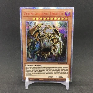 Yu Gi Oh десять тысяч Дракон немецкие DIY Игрушки Хобби Коллекционные коллекционные игры Коллекция аниме-открытки