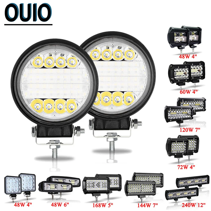 Смешанные светодиодный светильник бар внедорожные головной вождения s для 4x4