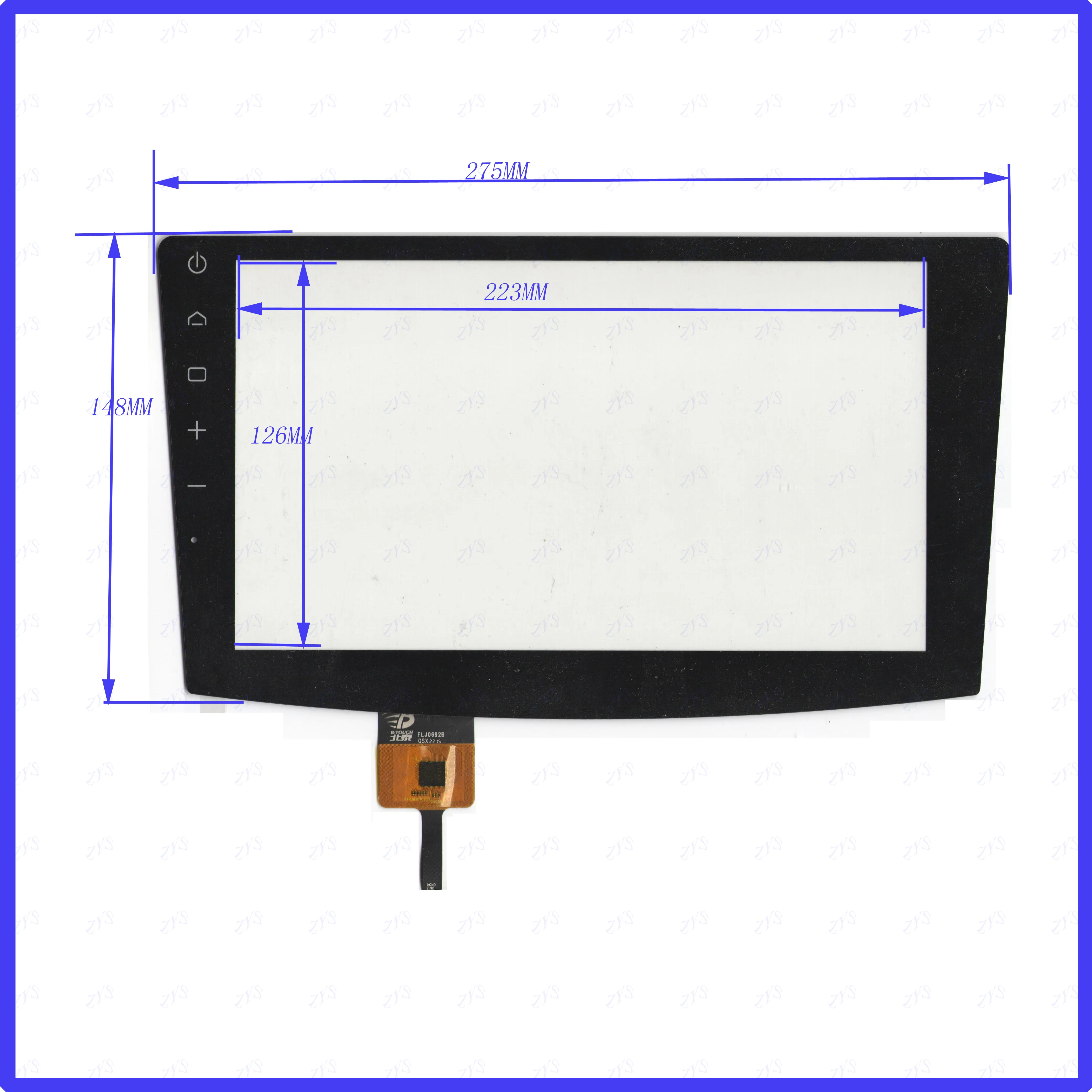 Сенсорная панель ZhiYuSun FLJ0692B GT9271 275*148 мм 10 1 дюйма GPS DVD | Компьютеры и офис
